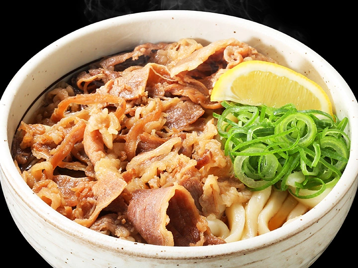 麺処 綿谷 牛肉ぶっかけうどん