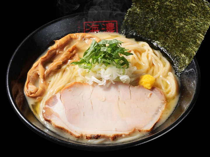 濃麺海月 鶏濃麺（塩）柚子添え