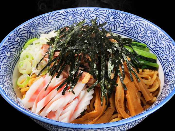 桜上水 船越 海老の油そば　クラシック正油