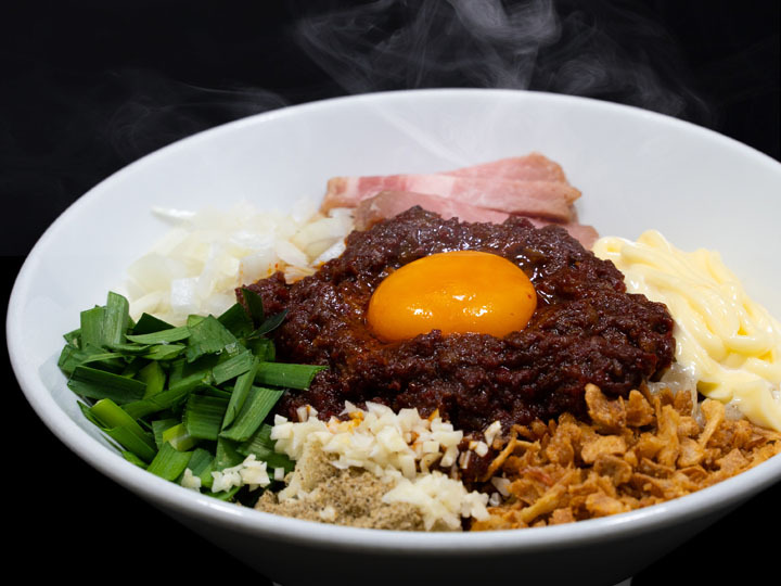 亀戸煮干し中華蕎麦つきひのまぜそばをネット通販で | 宅麺.com